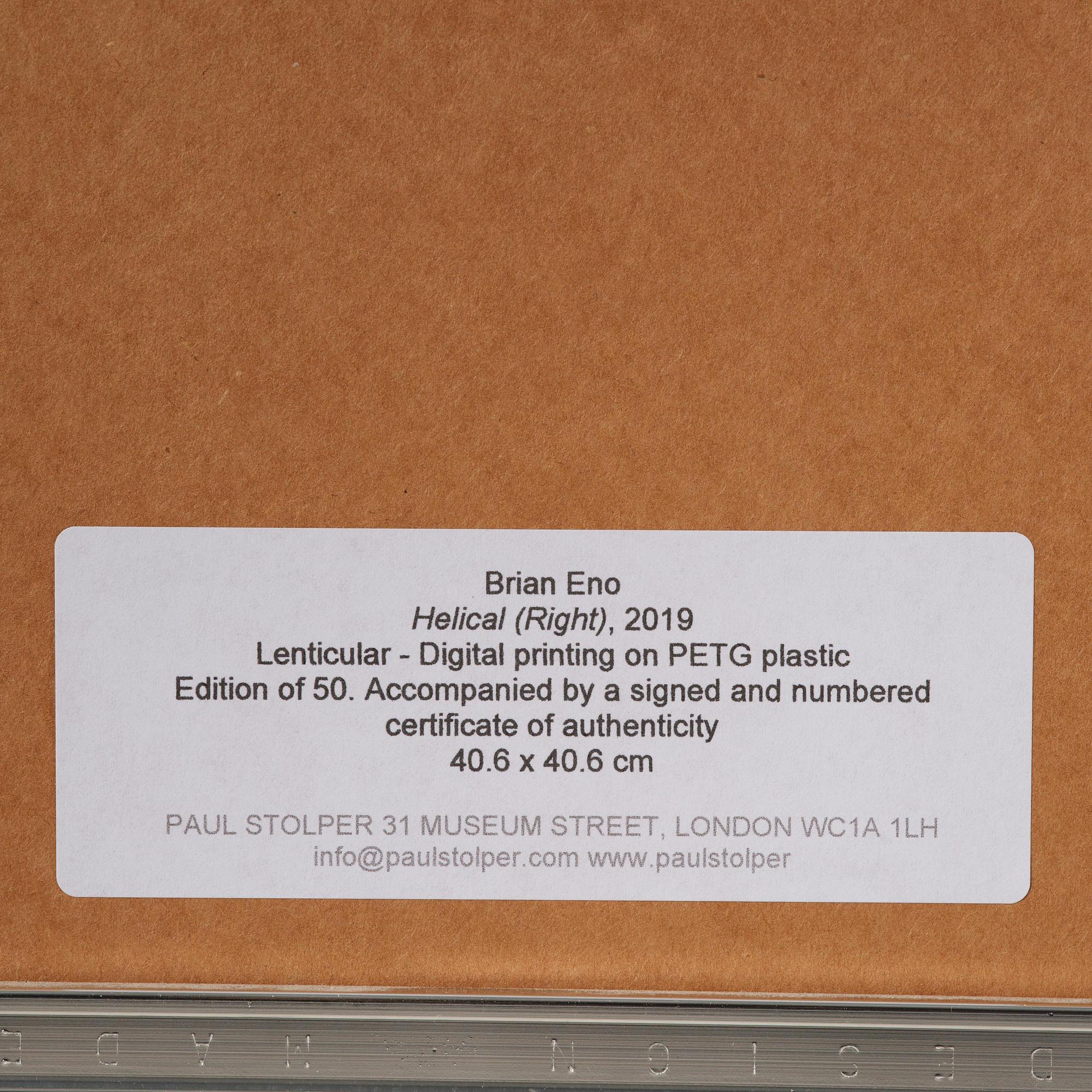 Brian Eno, "Helical Left".
