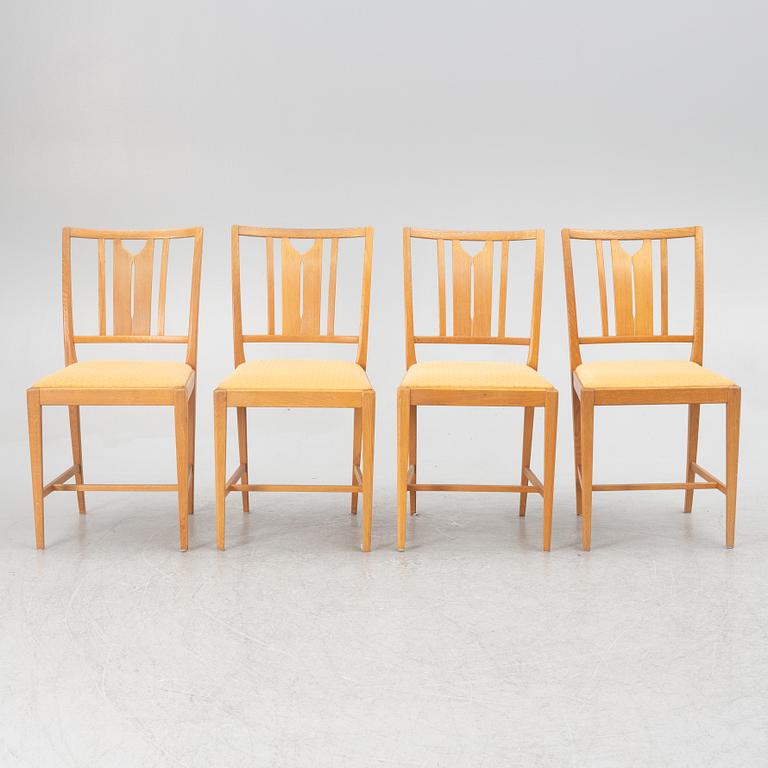 Carl Malmsten, four 'Ulfåsa' chairs, Bodafors, 1964.