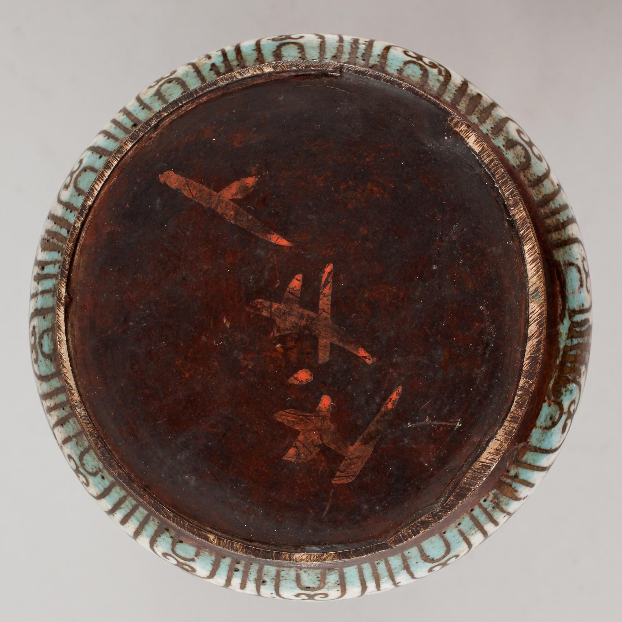 LYKTA, cloisonne, orientalisk, 1900-talets första del.