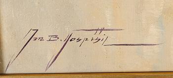 JAN BOHUMIL POSPISIL, olja på duk, signerad.