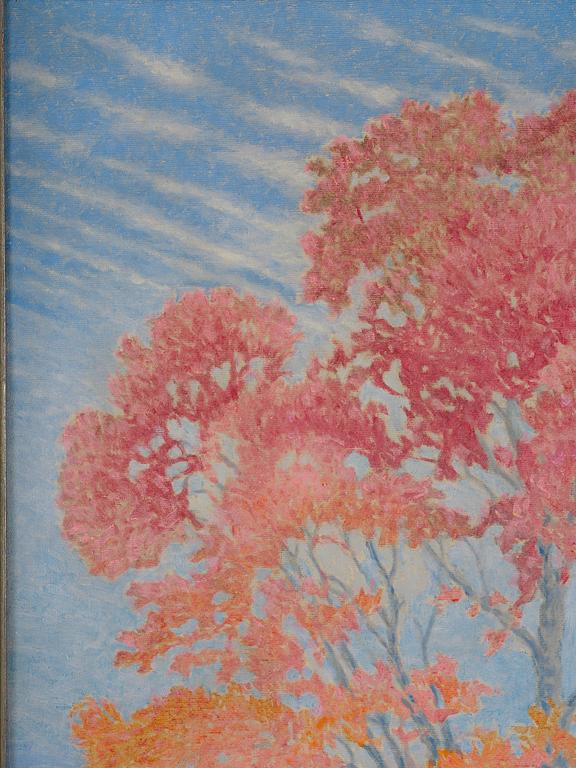 Bror Lindh, Autumn trees.