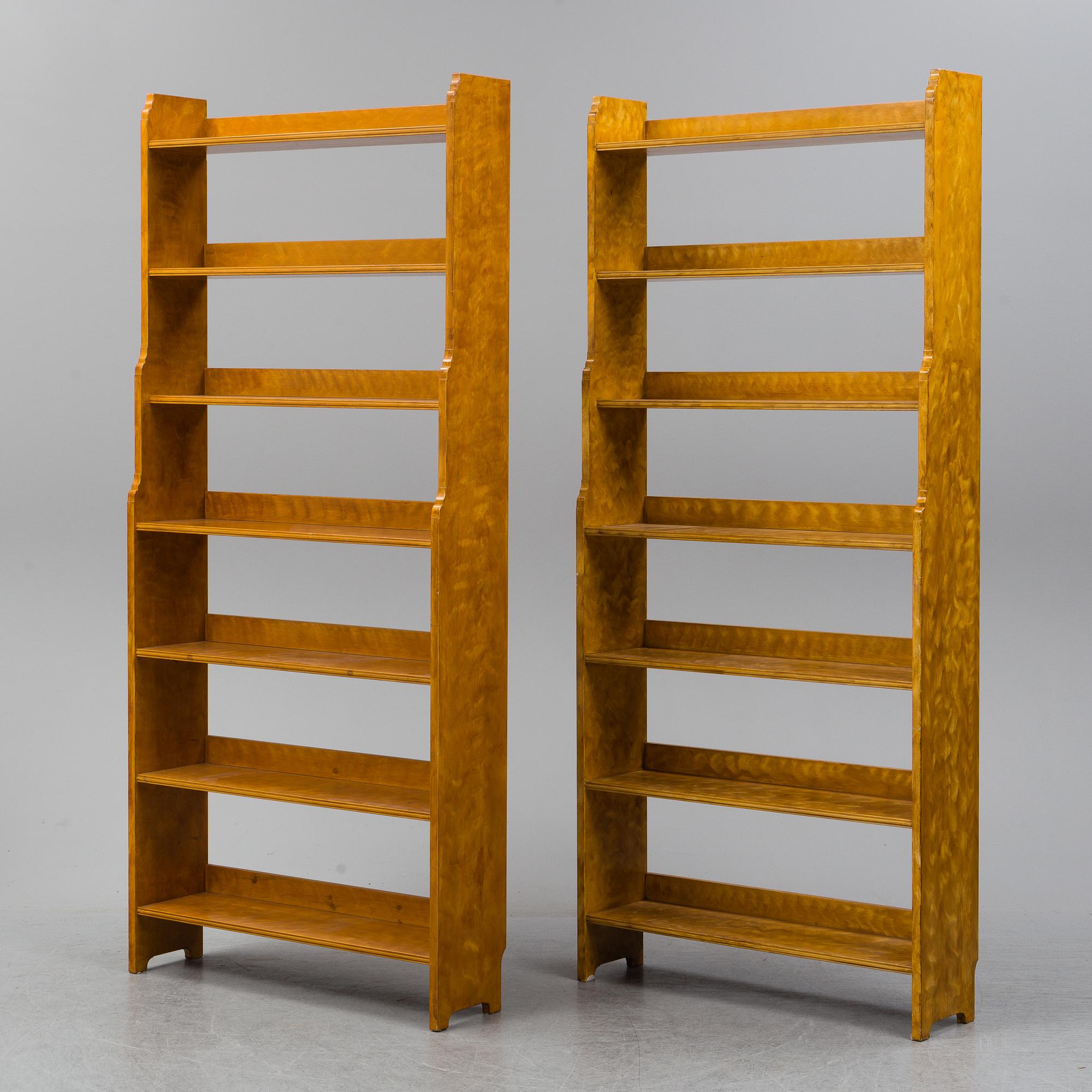 BOKHYLLOR, ett par, "Ekolsund", IKEA, ur IKEA:s 1700-talsserie, 1990-tal.