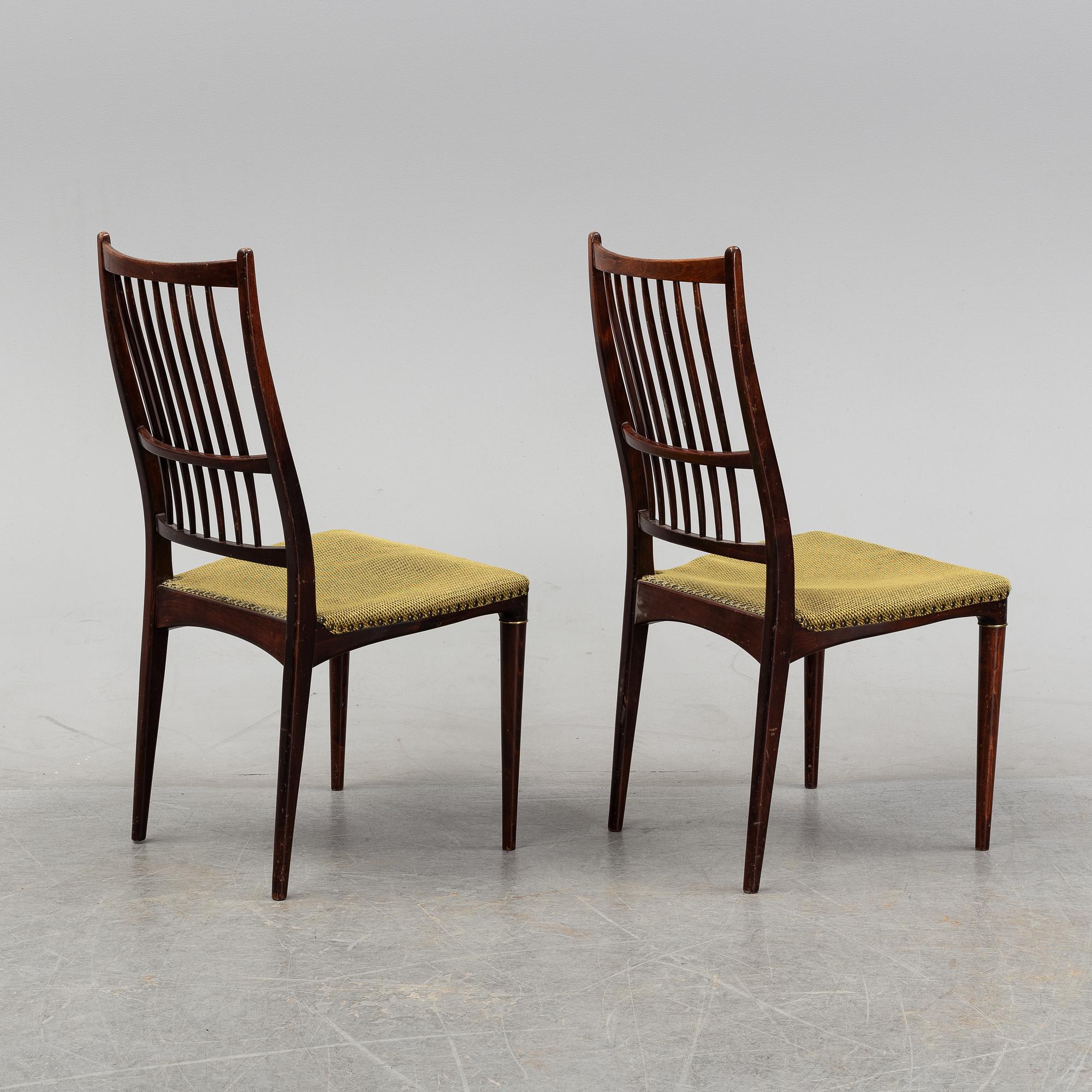A 7 piece dining group by Svante Skogh, Seffle Möbelfabrik, Säffle, 1950's/60's.