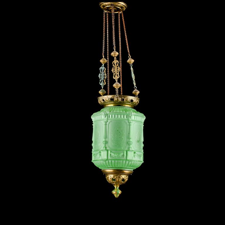 MÅNSKENSAMPEL, omkring år 1900. Höjd 75 cm.