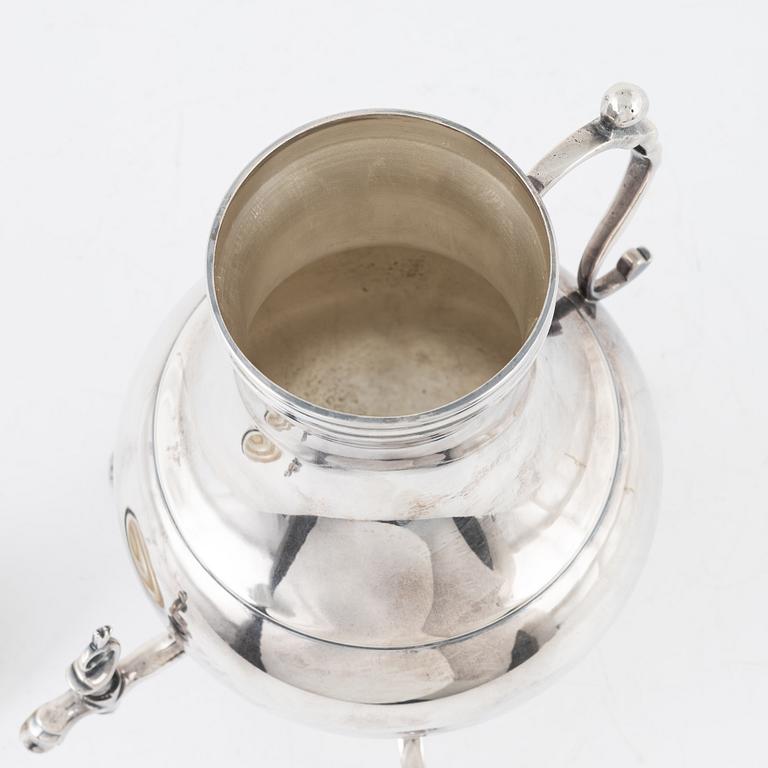 Samovar, nysilver, Firma Svenskt Tenn, 1900-talets andra hälft.