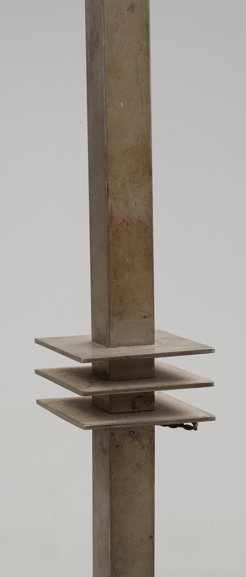 GOLVLAMPA, metall, 1930/40-tal.