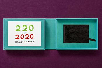 David Hockney, book "220 for 2020" - A Year in Normandy with David Hockney.