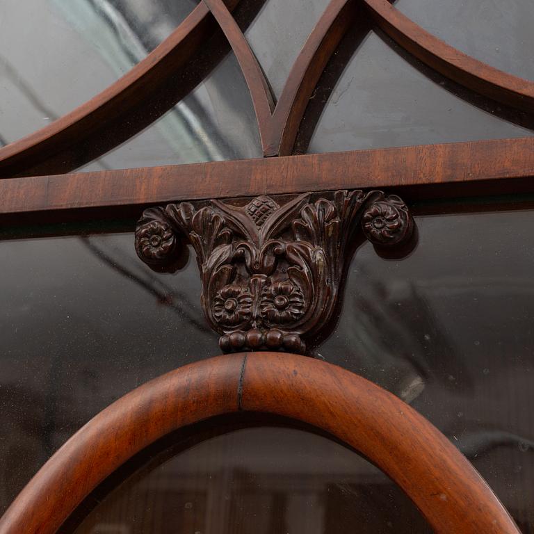 A 19th century mahogany bookcase.