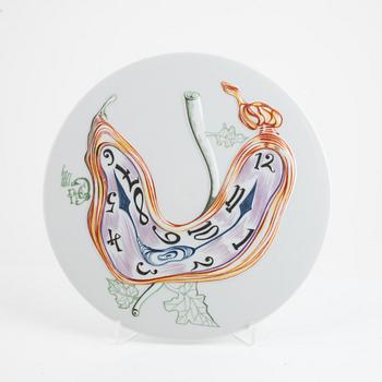 Salvador Dalí, Rosenthal, tallrik, porslin upplaga 1112/3000.