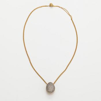 H Stern, halsband "Golden stone", 18K guld, diamanter ca 1.83 ct tot.