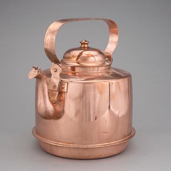 KAFFEKANNA, koppar, 10 liter, Skultuna Bruk, 1900-talets början.