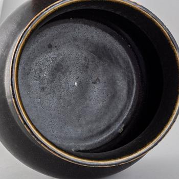 CARL-HARRY STÅLHANE, a largeunique stoneware vase, Rörstrand, Sweden 1950-60's.