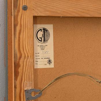 Hall furniture 2 pcs Glass & Wood Hovmantorp 1970s model 7009.