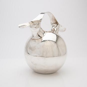 Jug, sterling silver, Mexico.