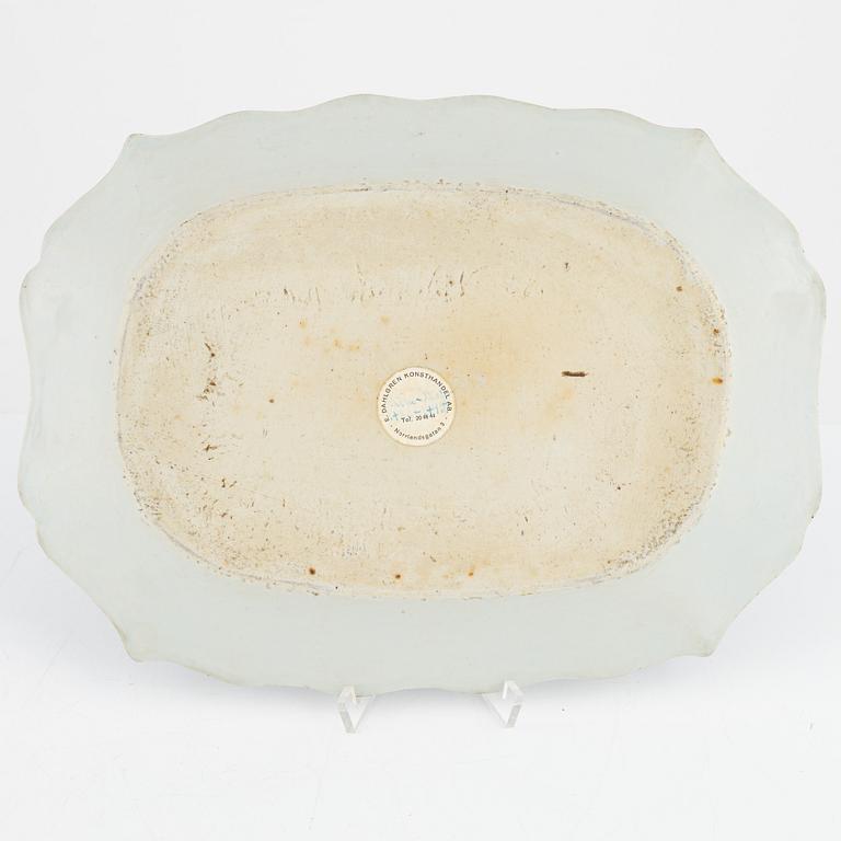 Stekfat, kompaniporslin, Kina, Qingdynastin, Qianlong (1736-95).
