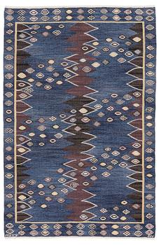 249. Barbro Nilsson, a 'Snäckorna' carpet,  tapestry weave, c. 219 x 144 cm, signed AB MMF BN.