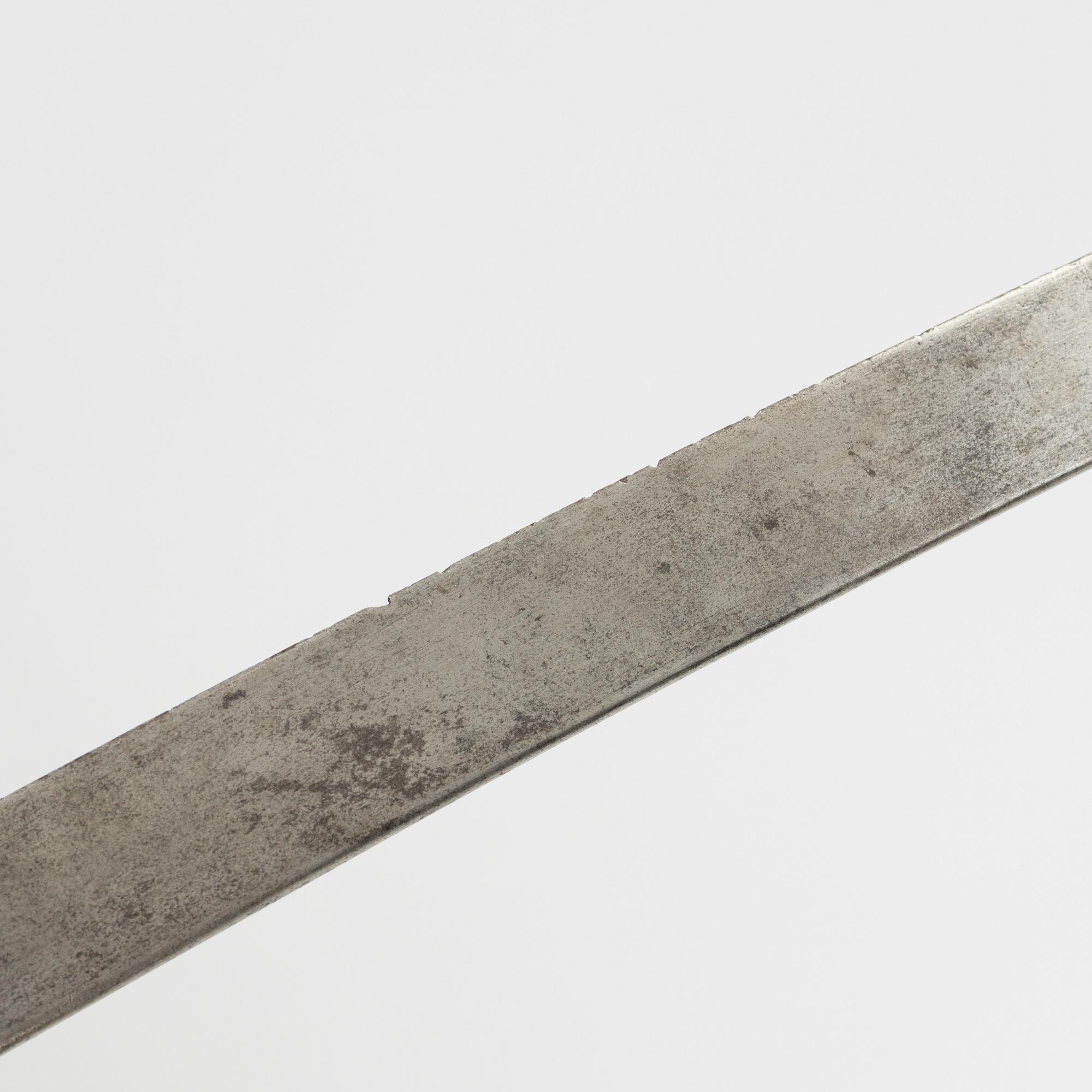 Two German sabres, 19th Century, one with scabbard.