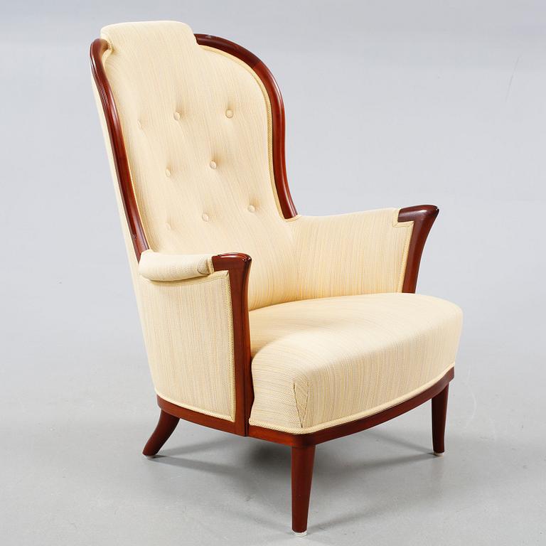 CARL MALMSTEN, armchair, "Vår fru", from the fourth quarter of the 20th century.