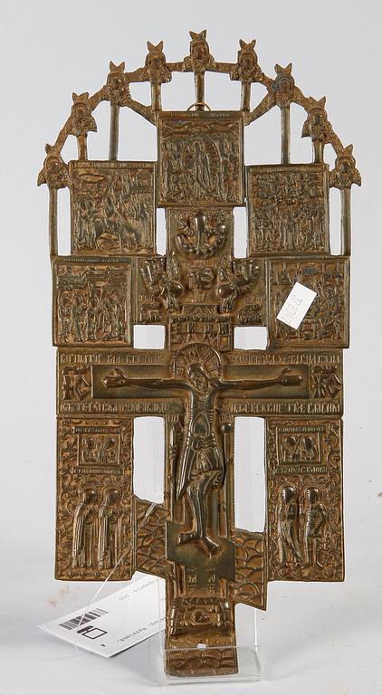 IKON, mässing, Ryssland, 1800/1900-tal.