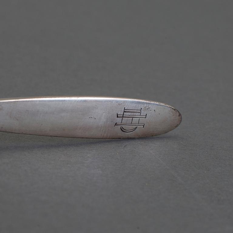 A set of 12+6 spoons by Georg Jensen,