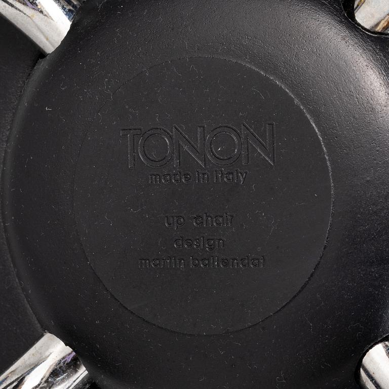 Martin Ballendat, fåtöljer, 4 st, "Flat Armchair 923", Tonon, Italien.