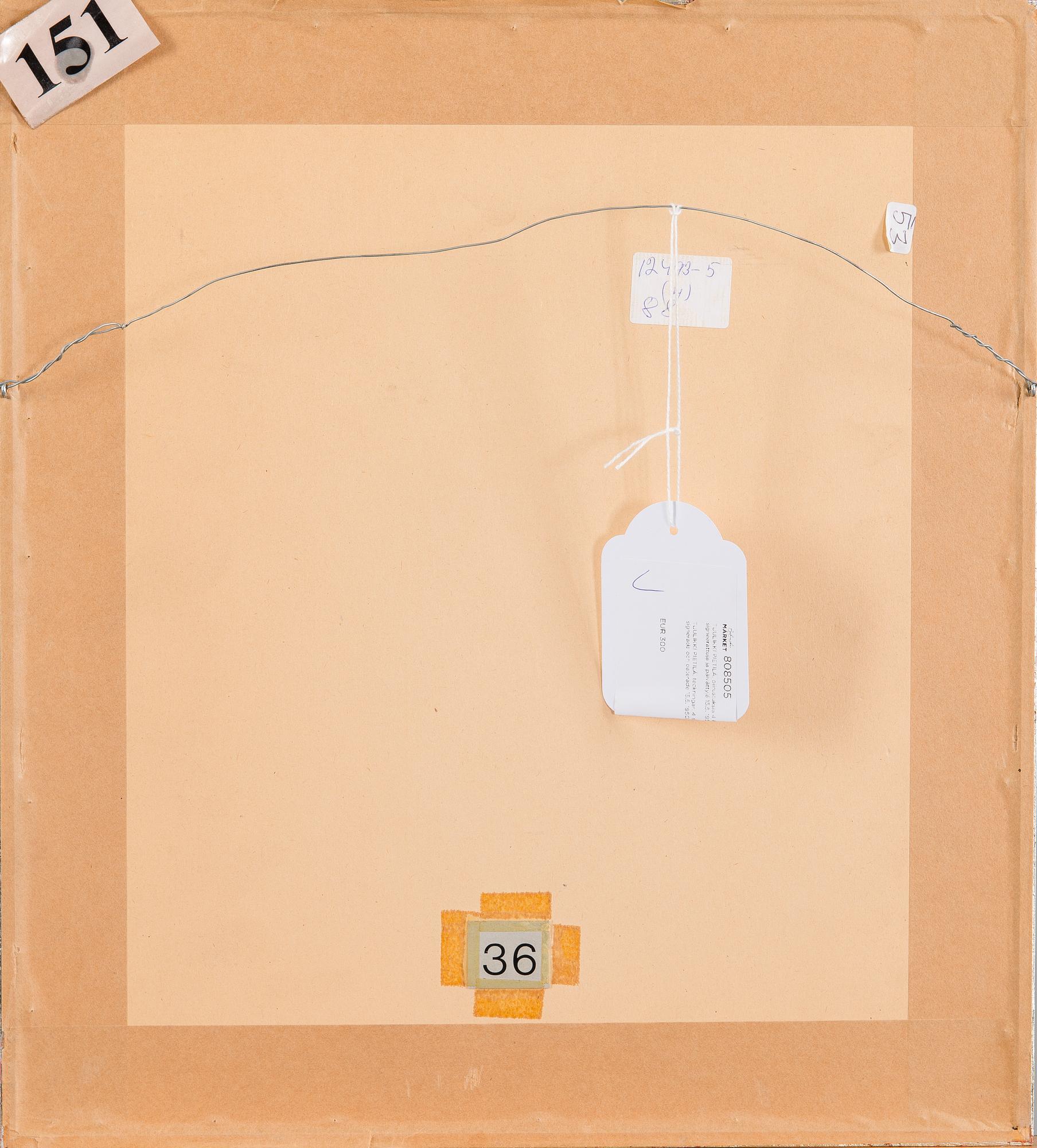 TUULIKKI PIETILÄ, teckningar, 4 st, signerade och daterade 15.5. 1950.