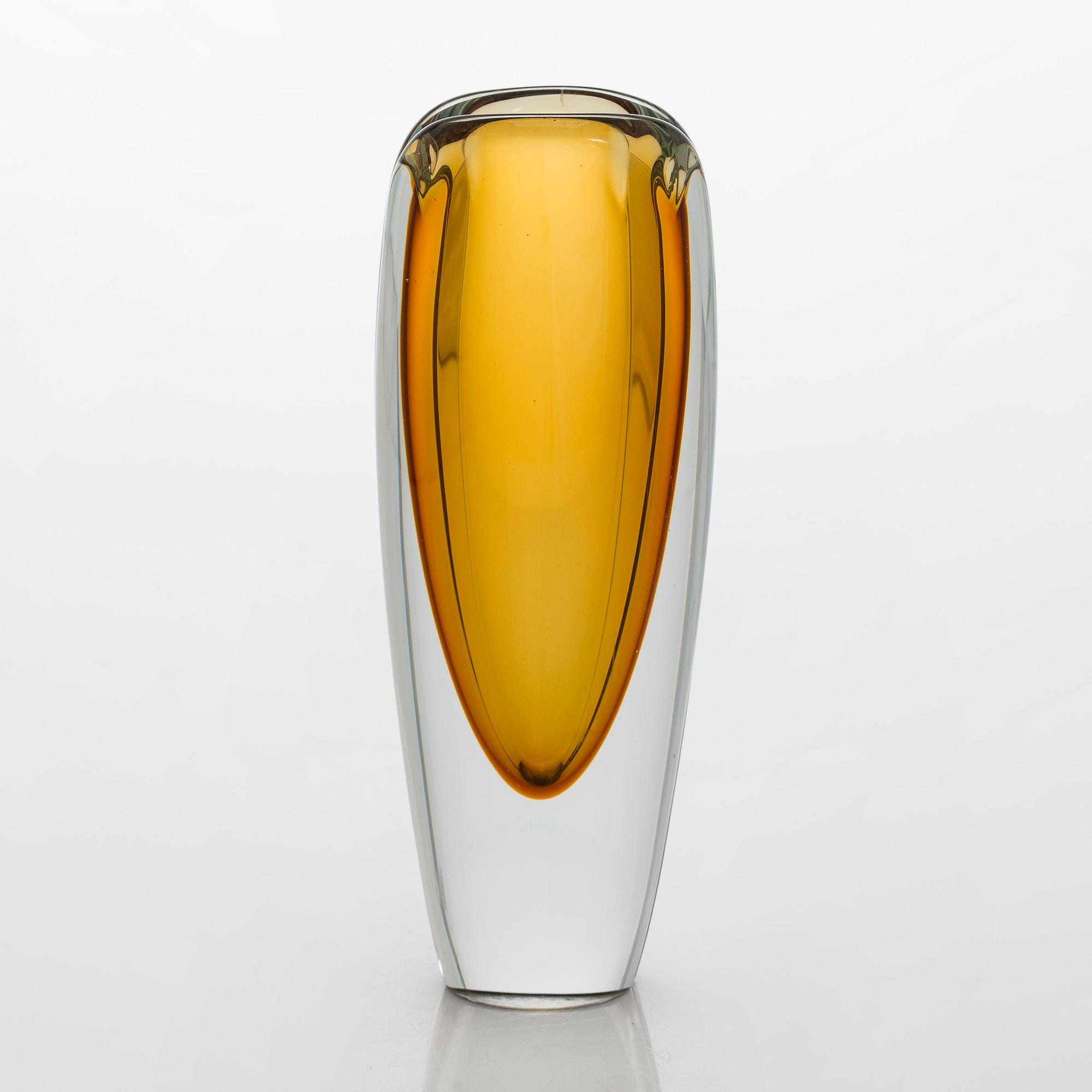 Kaj Franck, vas, glas, 'Usva' (Dis), signerad K. Franck Nuutajärvi Notsjö -59.