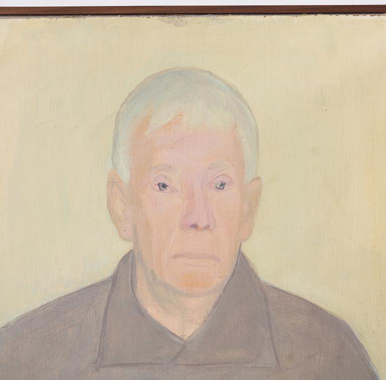 Vera Frisén, olja på uppfodrad duk, signerad.