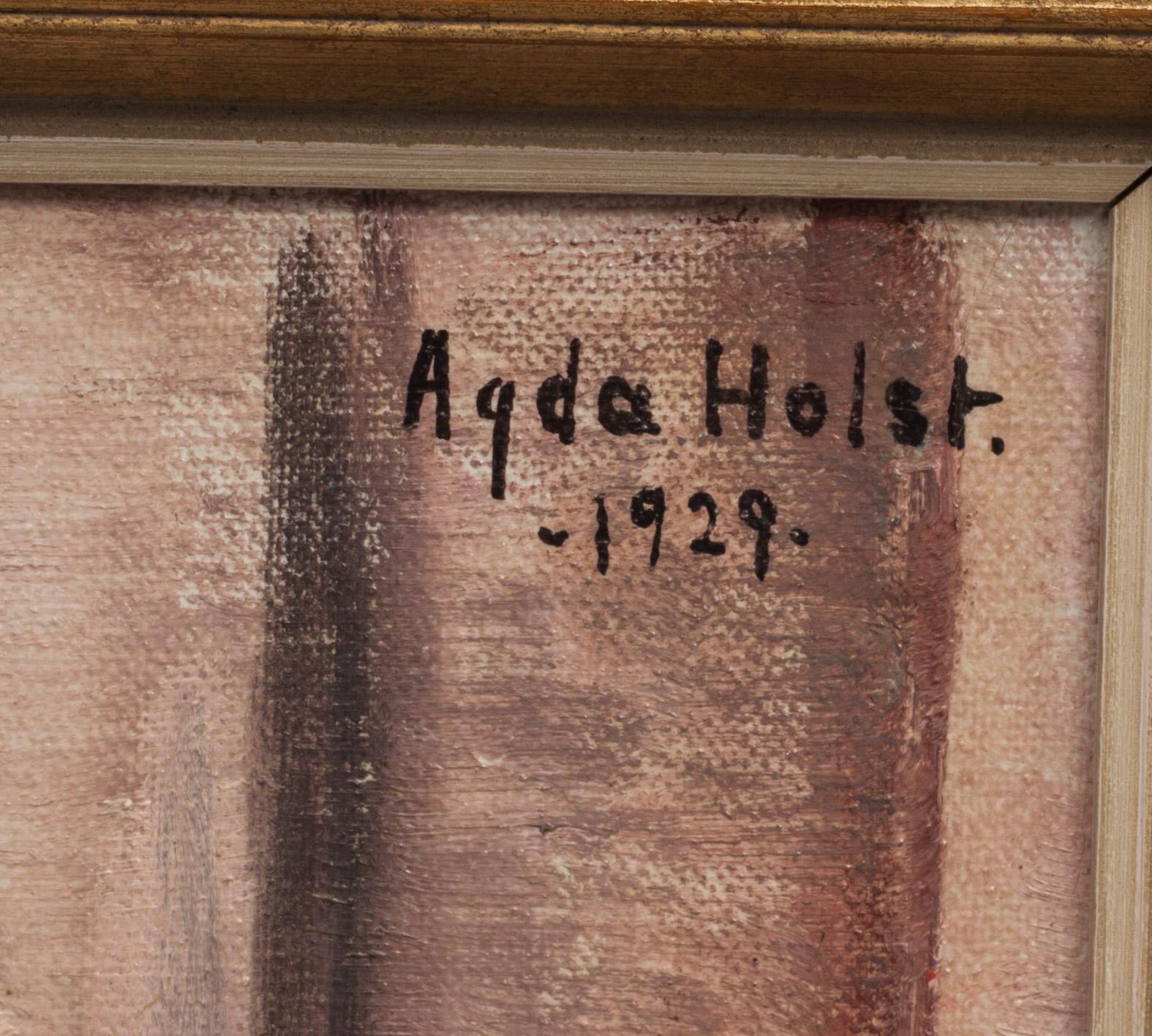 AGDA HOLST, olja på duk, signerad och daterad 1929.