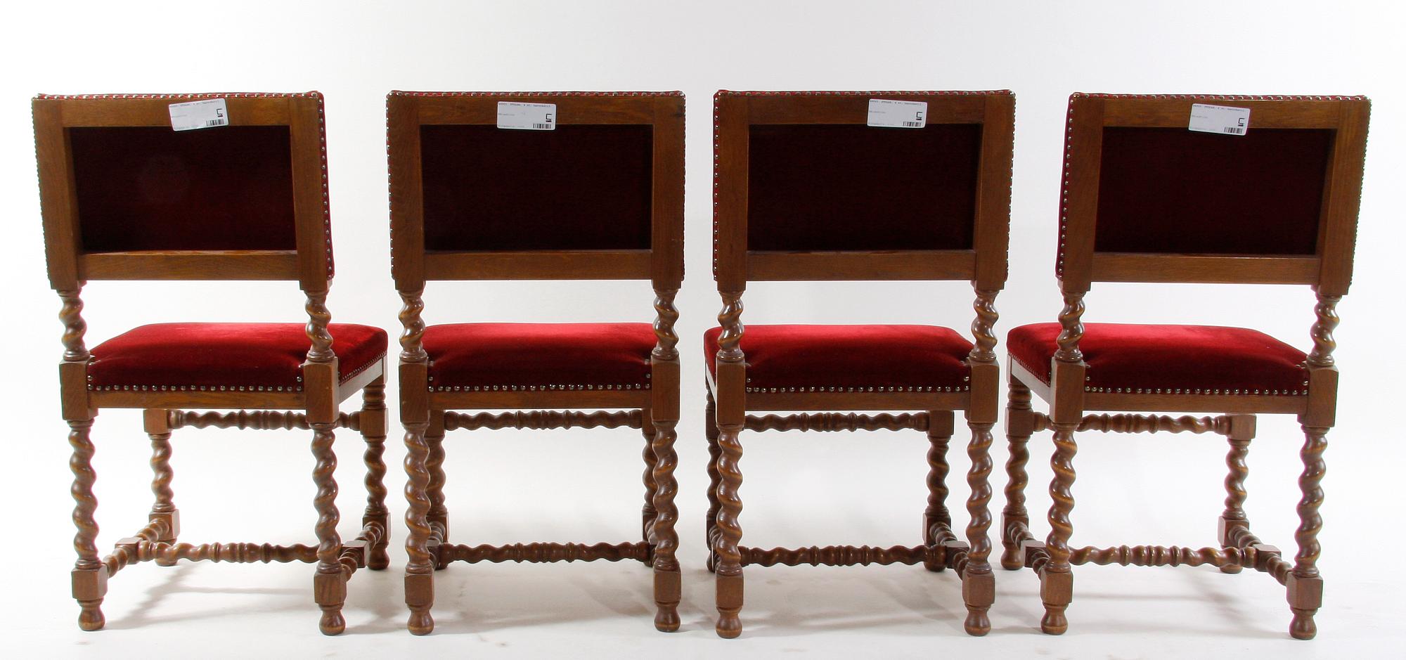 STOLAR, 4 st. Barock-stil.