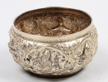 SKÅL, silver, sydostasien, 1900-tal.