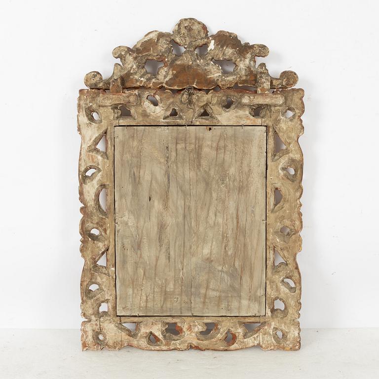 A Baroque mirror, Italy, 18th Century.