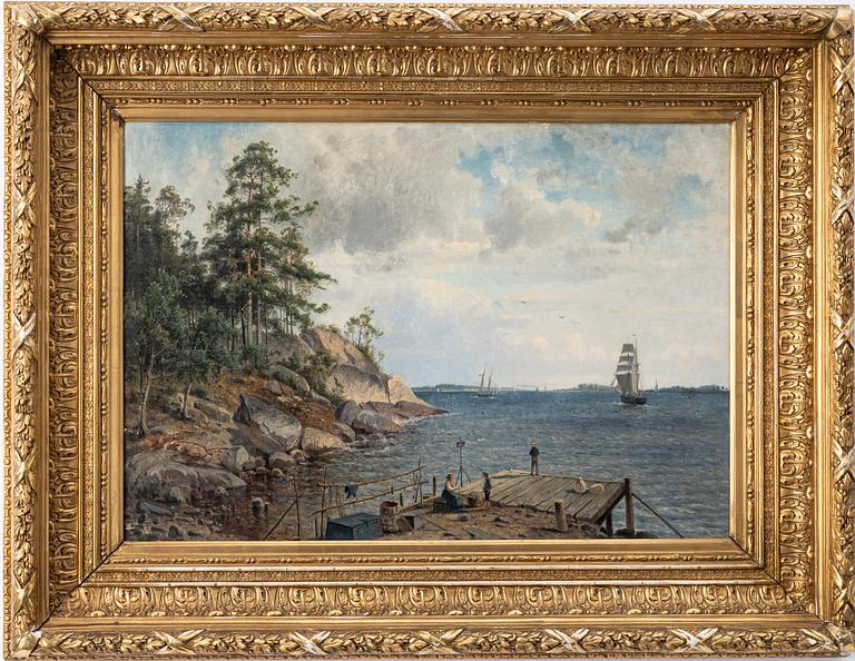 Harald Torsslow, On the pier.
