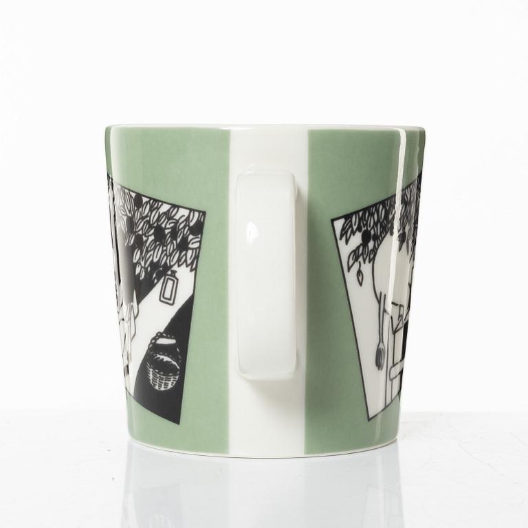 Moomin Mug Green, Arabia, Finland 1990-1993.