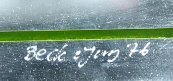 BECK & JUNG, multipel, plexiglas, sign och numr 114/250, dat -76.