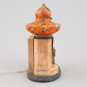 Table lamp, possibly Austria, first half of the 20th century.