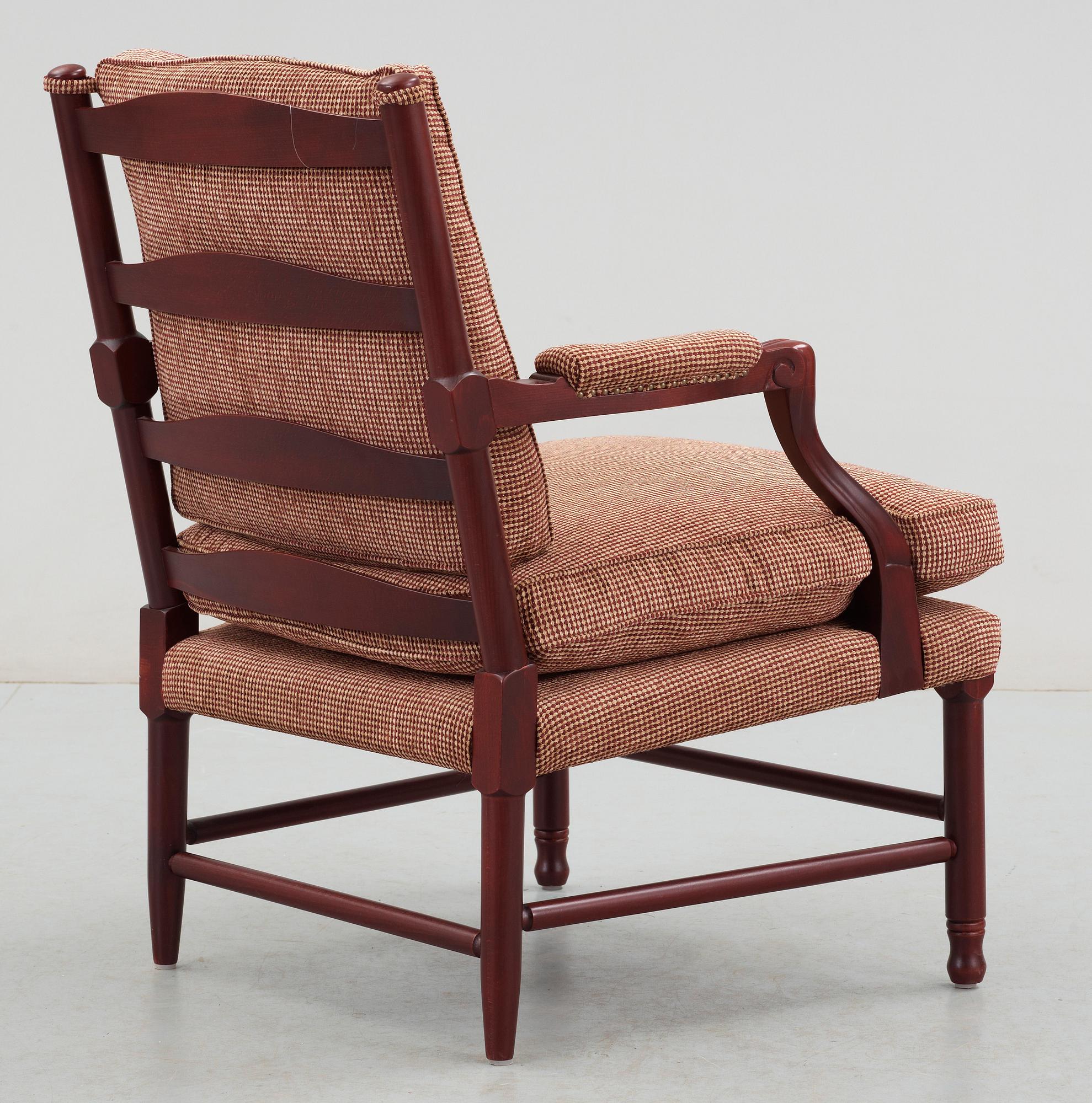 FÅTÖLJ, s.k Gripsholms modellen, Arne Norell.