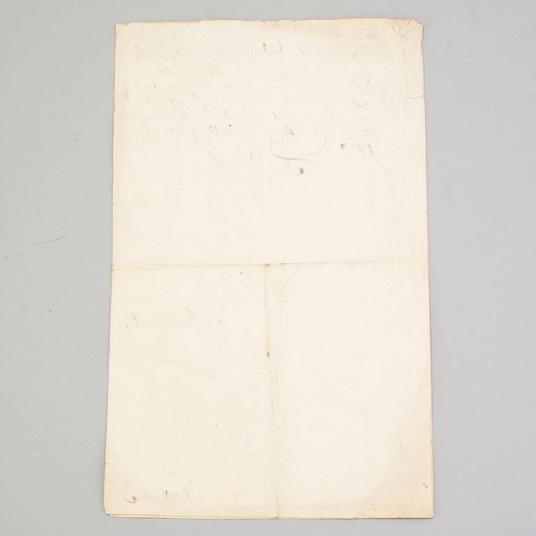 DOCUMENTS, Sweden, 1700s.