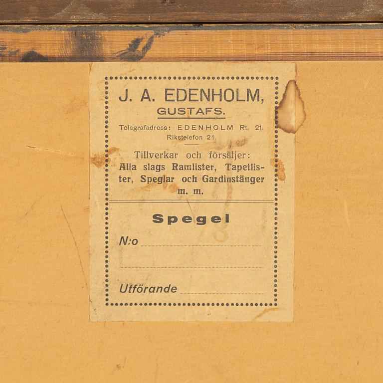 A Swedish Mirror, Johan Anton Edenholm, first half of the 20th century.