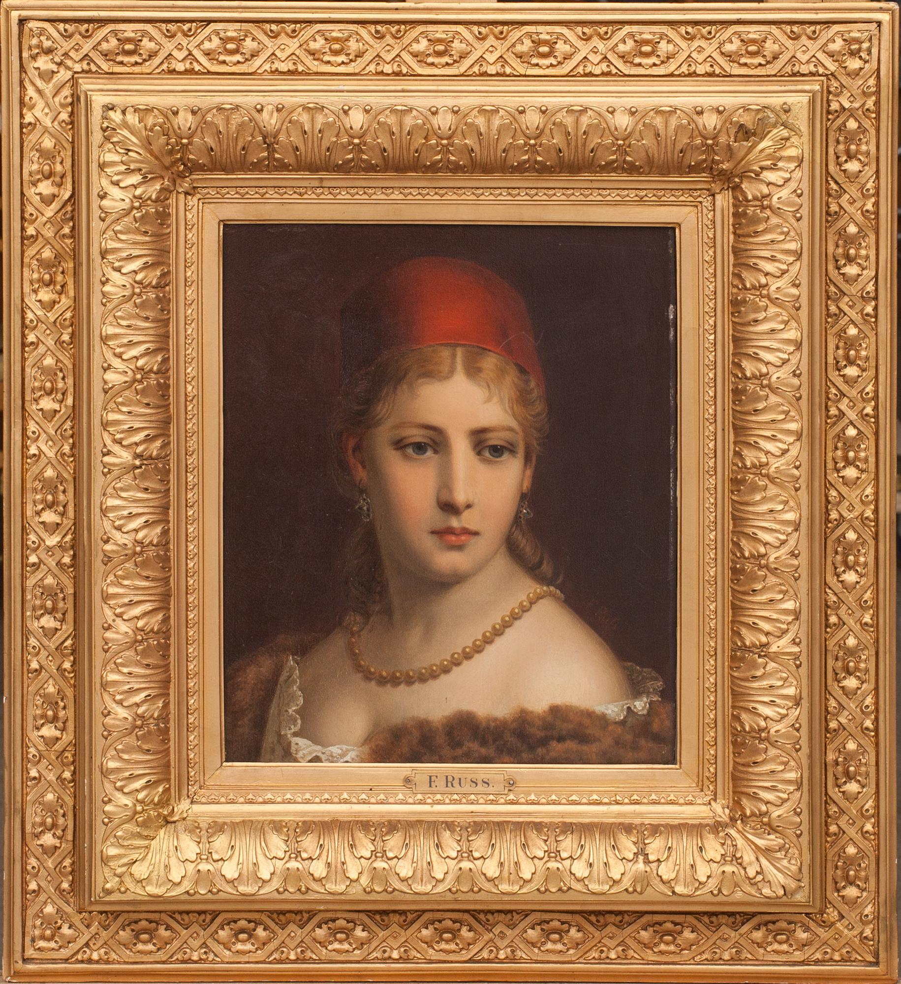 F. RUFS, oljemålning.