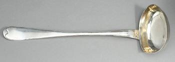 SOPPSLEV OCH RAGUSKED, silver, Johan Abraham Hallard, Stockholm 1794 och Carl Petter Åberg, Arboga 1798. Ca 302 gram.