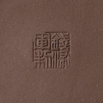 Tekannor, tre stycken, yixing, Kina, 1980-/90-tal.