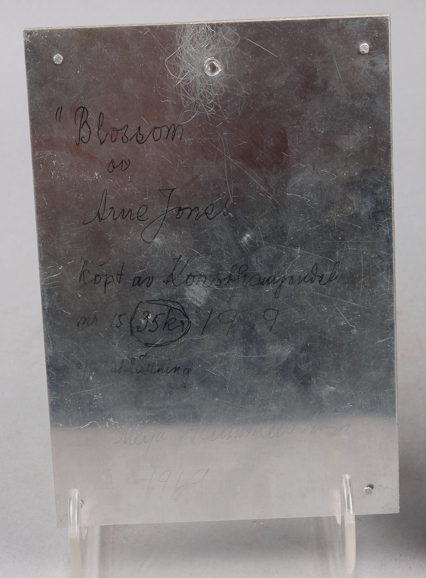 ARNE JONES, skulptur, aluminium.