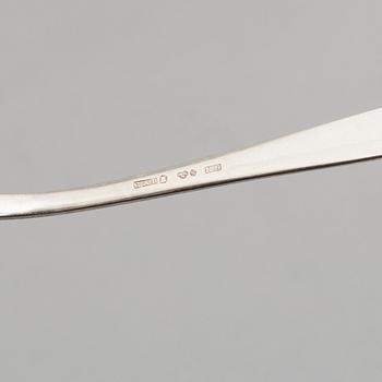 Skedar, 27 st, silver, modell "Chippendale", GAB, bl.a. Stockholm 1963.