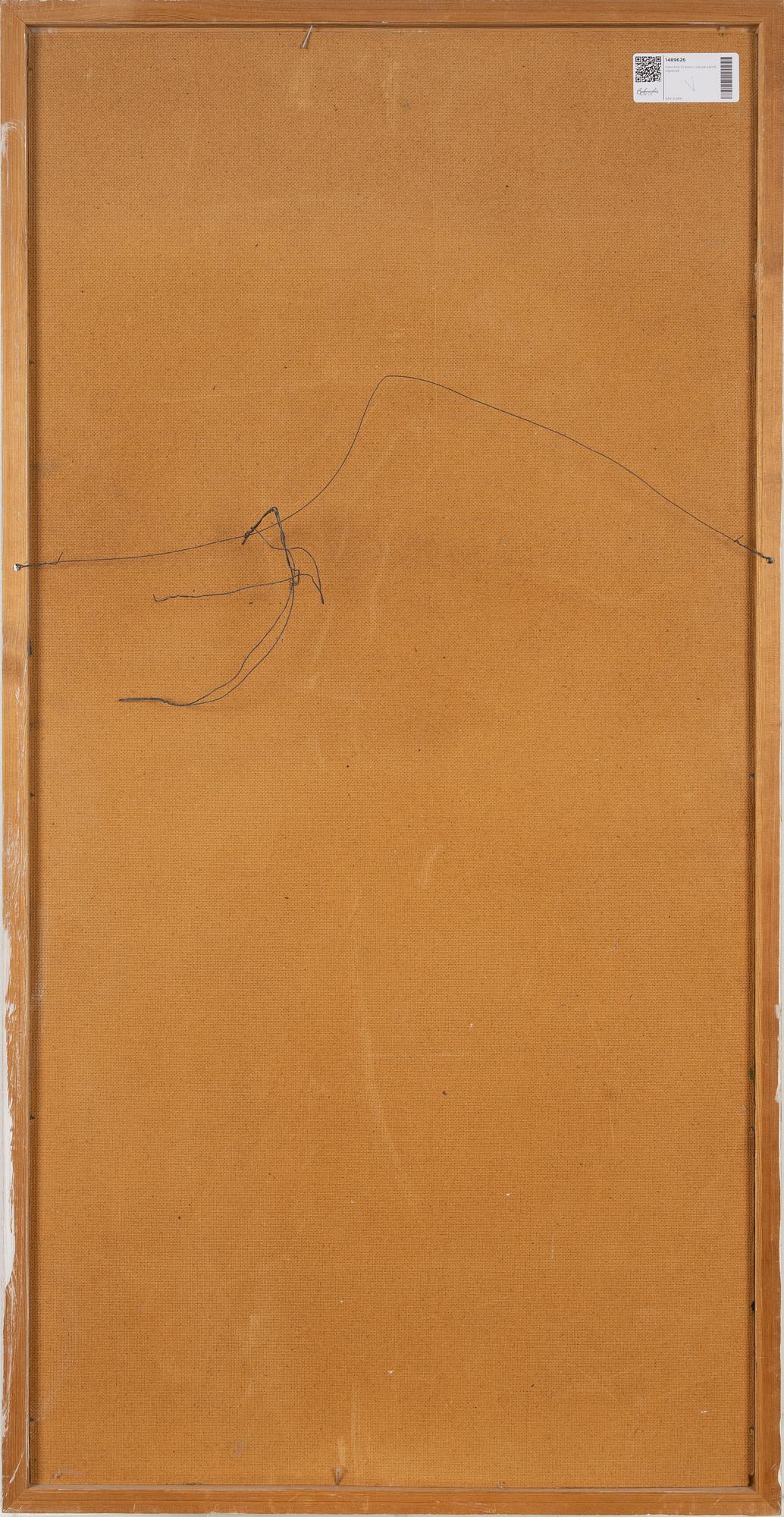 Hans-Erik Eriksson, oil on panel, signed.