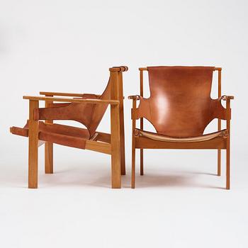 Carl-Axel Acking, A pair of 'Trienna' armchairs, 1950-60s.