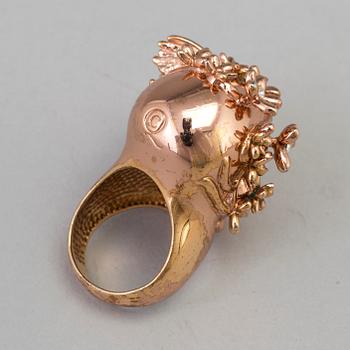 a ring by Alexande McQueen.