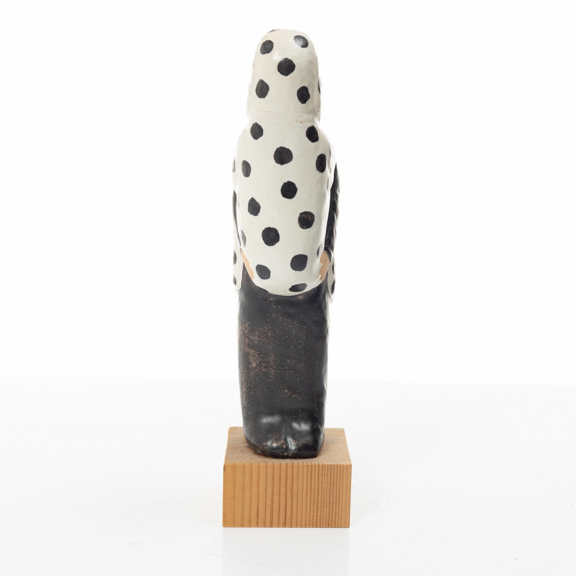 Lisa Larson, a stoneware sculpture, "Friends", K-Studion, Gustavsberg.