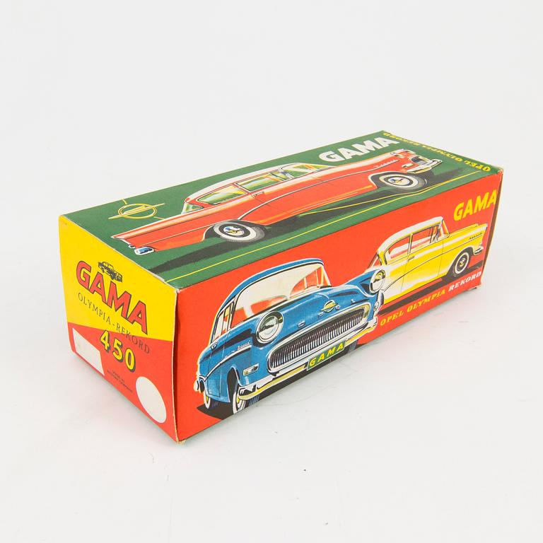 A plastic Gama "Opel Olympia Rekord", Germany, 1960s.