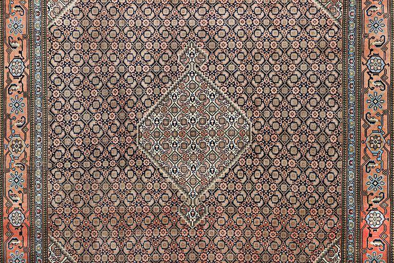 A carpet, Ardebil, c. 334 x 232 cm.